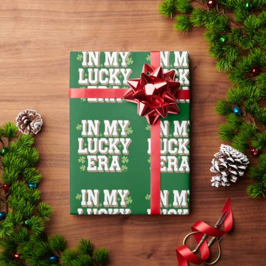 In mijn gelukkige tijdperk Saint Patrick's Day Fam Cadeaupapier (Feestdagen Geschenken)