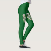 In mijn gelukkige tijdperk Saint Patrick's Day Fam Leggings (Rechts)