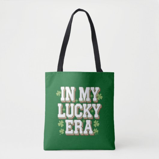 In mijn gelukkige tijdperk Saint Patrick's Day Fam Tote Bag (Voorkant)