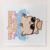 In Mijn GenezingsTijdperk Funny Capybara Legpuzzel (Horizontaal)