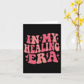 In mijn genezingstijdperk Groovy Mental Health Awa Kaart (Gele Bloem)