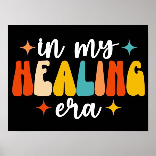 In mijn genezingstijdperk mentaal gezondheidsbewus poster (Voorkant)