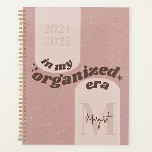 In mijn georganiseerd tijdperk op maat grappige pl planner (Voorkant)