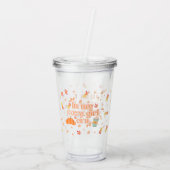 In mijn gezellige meisjestijd acryl drinkbeker (Achterkant)