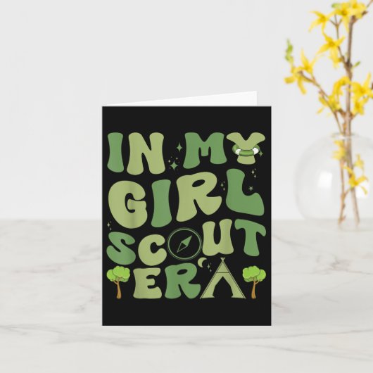 In mijn Girl Patricks Day Scout tijdperk, Scout Ca Kaart (Gele Bloem)