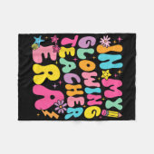 In mijn gloeiende lerarentijdperk grappig om ons t fleece deken (Voorkant (Horizontaal))