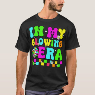 In mijn gloeiende tijdperk retro kleurrijk Quote G T-shirt