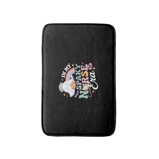 In mijn griezelige verpleegster tijdperk Halloween Badmat (Voorkant Verticaal)