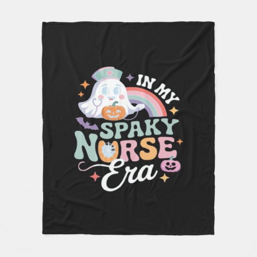In mijn griezelige verpleegster tijdperk Halloween Fleece Deken (Voorkant)