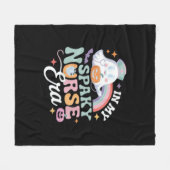 In mijn griezelige verpleegster tijdperk Halloween Fleece Deken (Voorkant (Horizontaal))