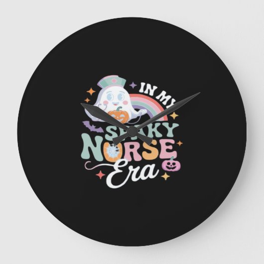 In mijn griezelige verpleegster tijdperk Halloween Grote Klok (Voorkant)