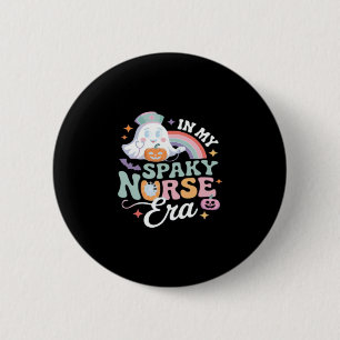 In mijn griezelige verpleegster tijdperk Halloween Ronde Button 5,7 Cm