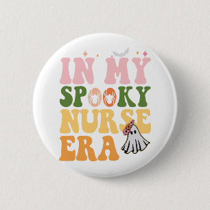 In mijn griezelige verpleegster tijdperk Halloween Ronde Button 5,7 Cm