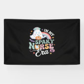 In mijn griezelige verpleegster tijdperk Halloween Spandoek (Horizontaal)