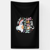 In mijn griezelige verpleegster tijdperk Halloween Spandoek (Verticaal)