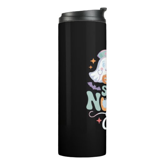 In mijn griezelige verpleegster tijdperk Halloween Thermosbeker (Gedraaid links)