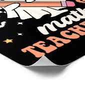 In mijn griezelige Wiskunde leraar Era Groovy Retr Poster (Hoek)