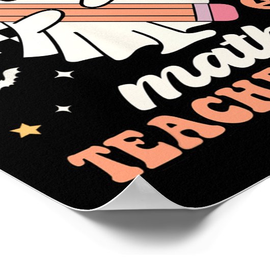 In mijn griezelige Wiskunde leraar Era Groovy Retr Poster (Hoek)