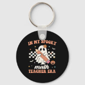 In mijn griezelige Wiskunde leraar Era Groovy Retr Sleutelhanger (Voorkant)