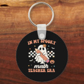 In mijn griezelige Wiskunde leraar Era Groovy Retr Sleutelhanger (Voorkant)