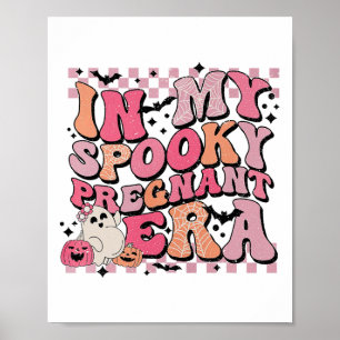 In mijn griezelige zwangere tijdperk Halloween zwa Poster