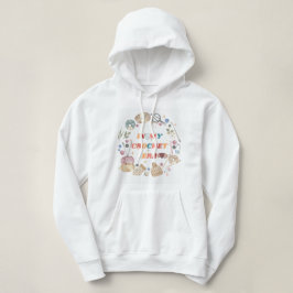 In Mijn Haak Tijd T-shirt, Creatieve Moeder Cadeau Hoodie