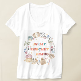 In Mijn Haak Tijd T-shirt, Creatieve Moeder Cadeau T-shirt