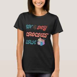 In Mijn Haak Tijd T-shirt, Creatieve Moeder Cadeau T-shirt