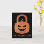 In mijn Halloween tijdperk, pompoen Show-meisje Fu Kaart (Gele Bloem)