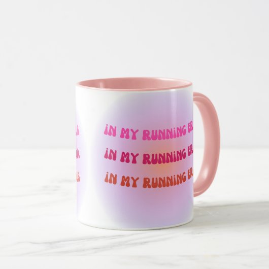 In mijn hardlooptijdperk, grappig hardloopcadeau v mok (Voorkant rechts)