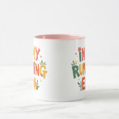 In mijn hardlooptijdperk, grappig hardloopcadeau v mok (Midden)