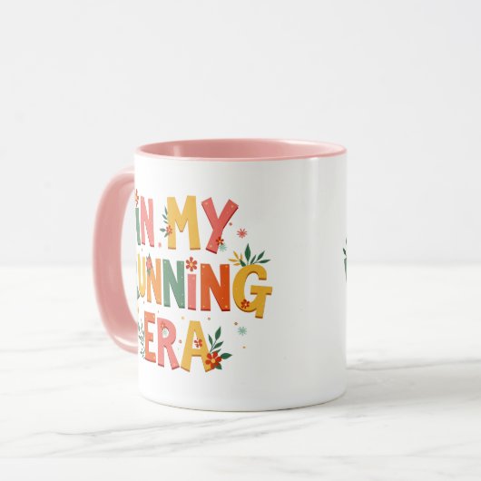 In mijn hardlooptijdperk, grappig hardloopcadeau v mok (Voorkant links)