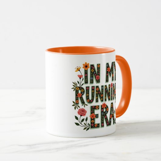 In mijn hardlooptijdperk, grappig hardloopcadeau v mok (Voorkant rechts)