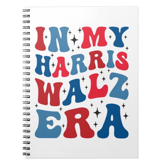 In mijn Harris Walz Era Kamala 2024 verkiezing ste Notitieboek (Voorkant)