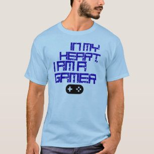 In mijn hart ben ik een gamer T-Shirt - Satoru Iwa