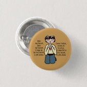 In mijn hart Heer Jezus Bladwijzer Ronde Button 3,2 Cm (Voorkant /achterkant)