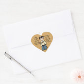 In mijn hart Heer Jezus  Sticker (Envelop)