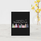 In mijn hart is een kerstboom Boerderij Taylor 13  Kaart (Gele Bloem)