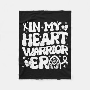 In mijn hart Warrior Era Hartziekte bewustzijn Wij Fleece Deken