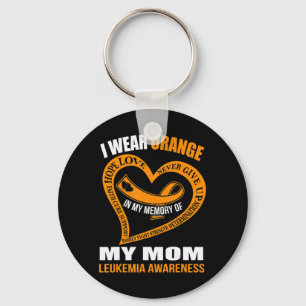 In mijn herinnering aan mijn moeder LEUKEMIA AWARE Sleutelhanger