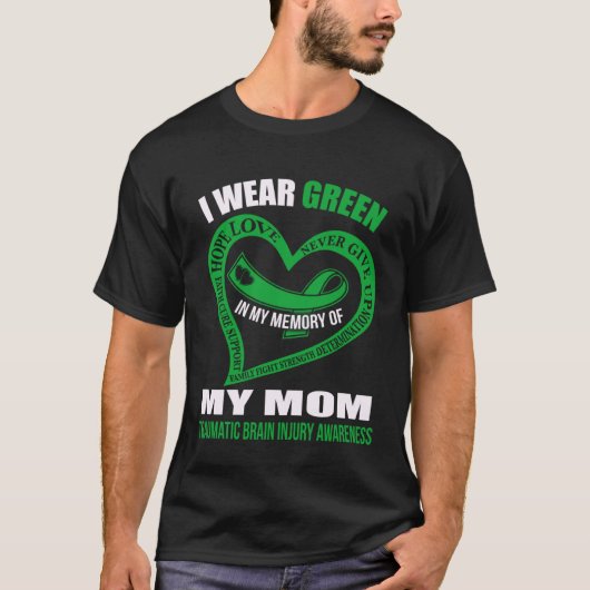 In mijn herinnering aan mijn moeder TBI AWARE T-shirt (Voorkant)