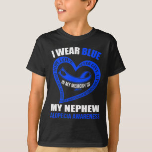 In mijn herinnering aan mijn neef ALOPECIA BEWUSTZ T-shirt