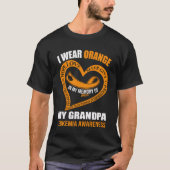 In mijn herinnering aan mijn opa LEUKEMIE BEWUSTZI T-shirt (Voorkant)