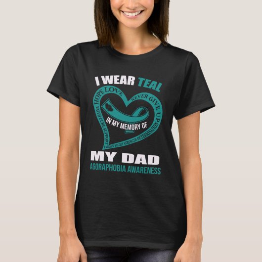 In mijn herinnering aan mijn vader AGORAPHOBIA BEW T-shirt (Voorkant)