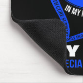 In mijn herinnering aan mijn zoon ALOPECIA AWARE Muismat (Hoek)