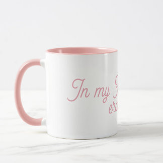 In Mijn Herstellende Tijdperk Roze Koffiemok | Est Mok