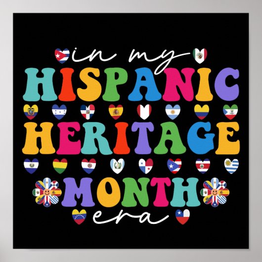 In mijn Hispanic Heritage Maand tijdperk Poster (Voorkant)