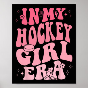 In Mijn Hockey Meisje Era Retro Game Day Poster