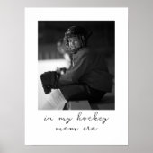 In Mijn Hockey Moeder Era aangepaste foto geperson Poster (Voorkant)