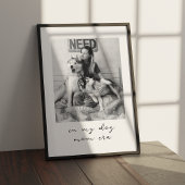 In Mijn Hond Moeder Era Pet Lovers Aangepaste Keep Poster